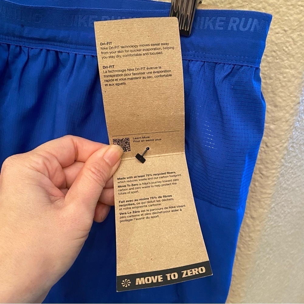 NWT~NIKE Men Blue Stride Running Lined Athletic Shorts Size XL - Picture 7 of 11